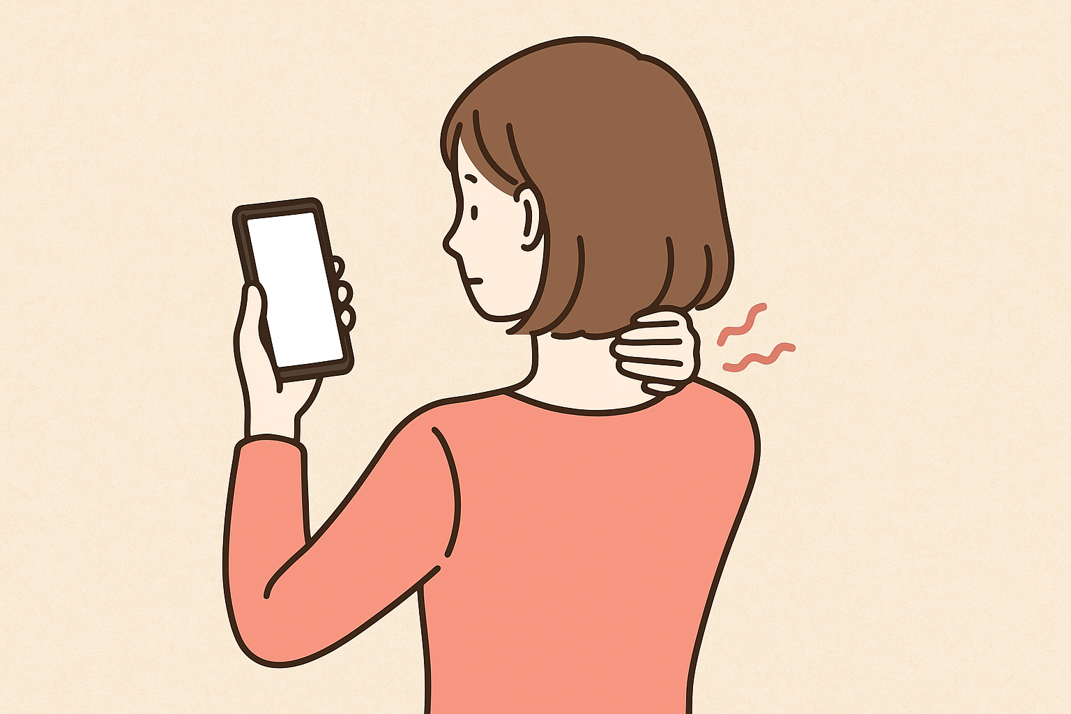 子どもにも増加中のスマホ首（ストレートネック）に注意！