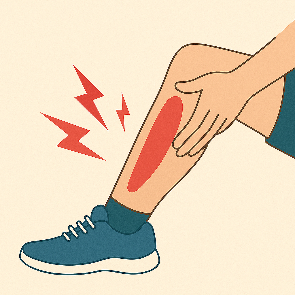 走り過ぎによるシンスプリント